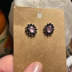 Pierced simulated stones